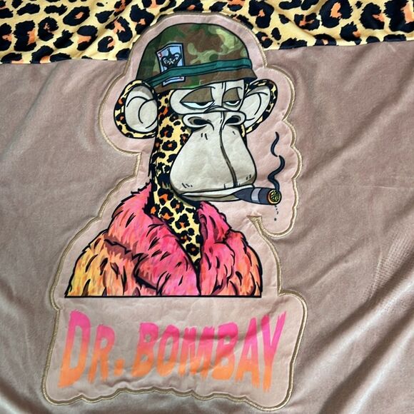 Death Row Records "Dr. Bombay" Velour Crewneck Sweatshirt - Picture 3 of 10